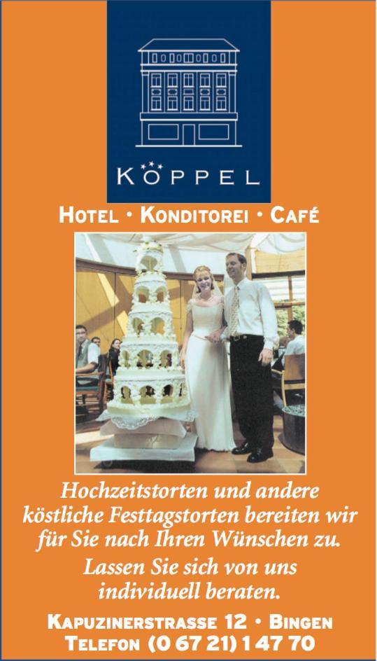 科佩尔糕点咖啡馆酒店 莱茵河畔的宾根 外观 照片